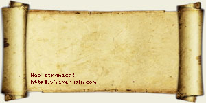 Milena Rakovac vizit kartica